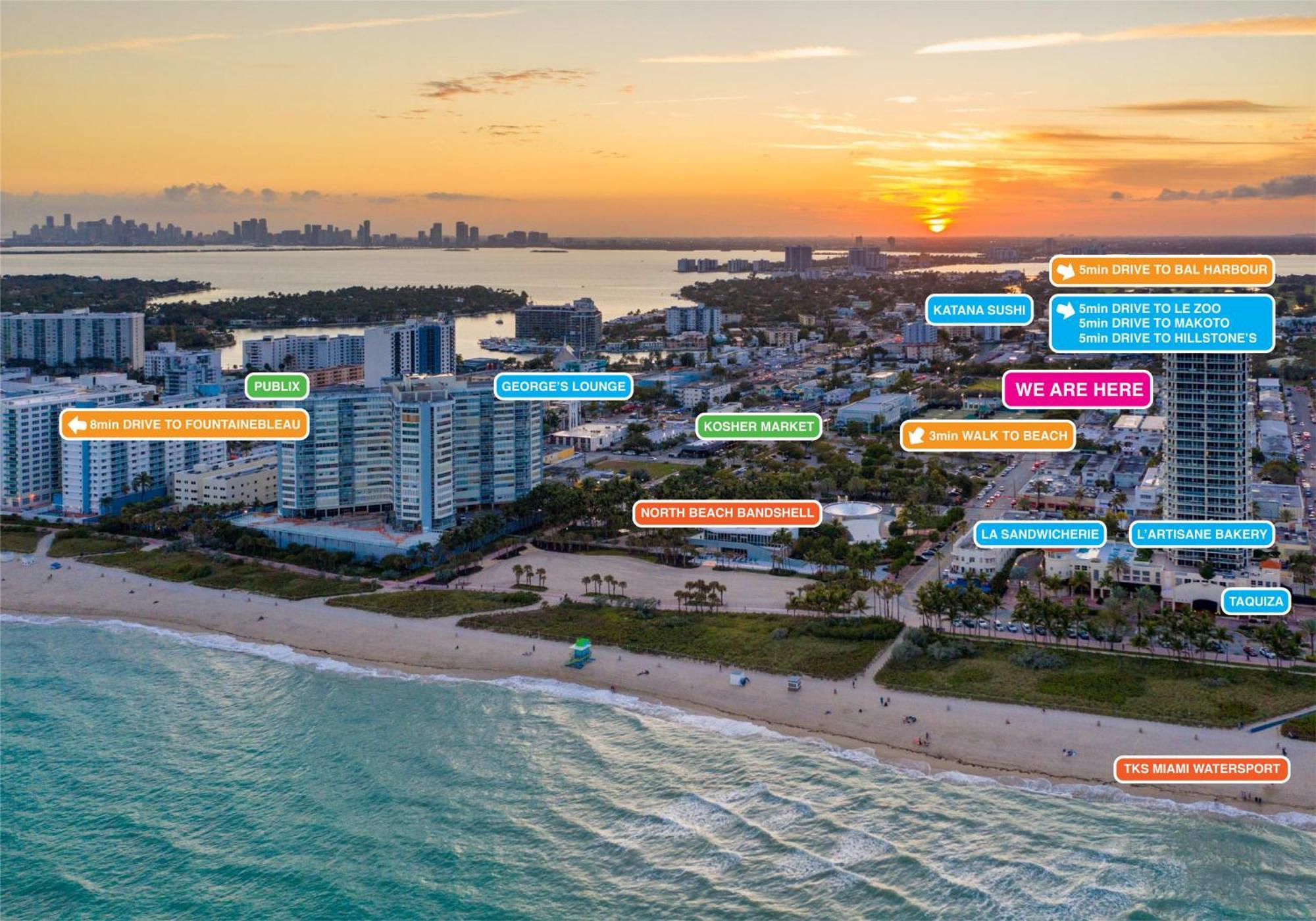 3 Minute Walk To Beach Bungalow Family Friendly Free Parking Miami Beach Exterior foto